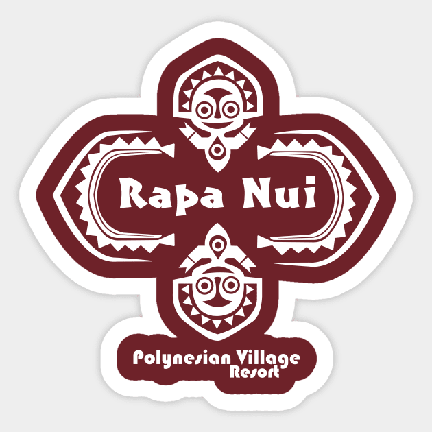 Polynesian Village Resort Rapa Nui Sticker by Lunamis